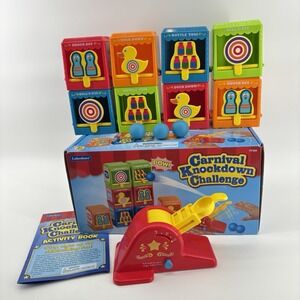 Lakeshore Carnival Knockdown Challenge Game STEM Activity Complete Targets Toy